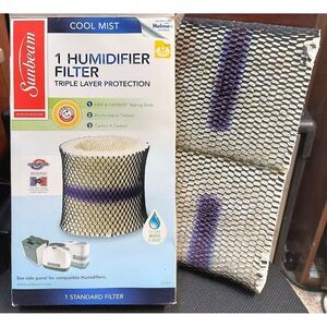 Genuine Sunbeam Cool Mist Humidifier Wick Filter SF221 Antimicrobial Color Check